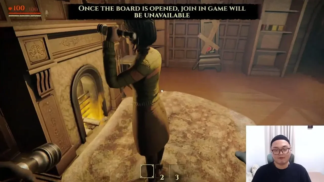 Invokyr how to change character: the player's new character standing in the game room after switching